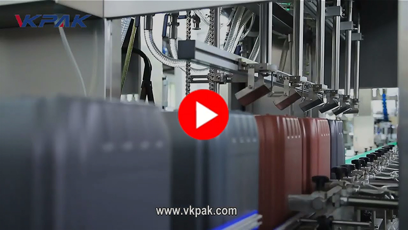 خط تعبئة الوزن الصافي للبرميل من 10 إلى 20 لترًا