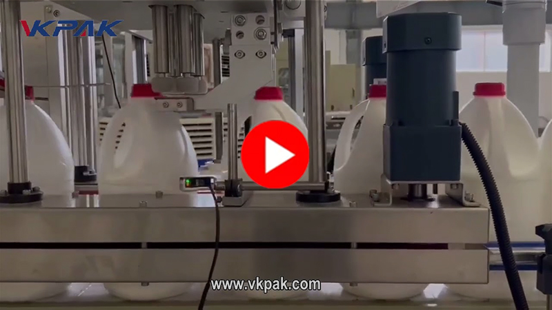 خط تعبئة مضاد للتآكل لـ 1 جالون من المبيض