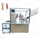 آلة تعبئة وختم أنابيب كريم اللوشن أوتوماتيكية مع مبرد مياه