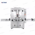 خط تعبئة هوائي لبرطمانات زجاجية أوتوماتيكية بزيت جوز الهند برأسين