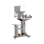 آلة تعبئة وخلط صلصة الفلفل نصف أوتوماتيكية ذات فوهتين