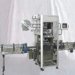 آلة لصق أغطية الزجاجات الأوتوماتيكية بغطاء قابل للانكماش بالحرارة