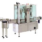 آلة تعبئة وتغطية زجاجات المساحيق الطبية الدوارة الأوتوماتيكية