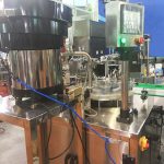 خط تعبئة وتغطية السوائل الإلكترونية السائلة ذات الزجاجات الصغيرة أحادية الكتلة المخصصة