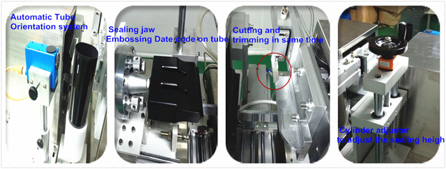 Ultrasound sealing machine for tubes مانع تسرب الأنابيب بالموجات فوق الصوتية