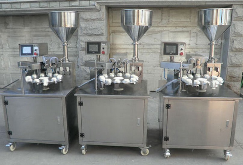 آلات تعبئة الأنابيب الدوارة والختم بالموجات فوق الصوتية شبه الأوتوماتيكية