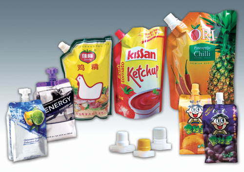 أكياس ذات فوهة رأس واحدة مملوءة بالقادوس .jpg