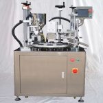 معدات تعبئة الأنابيب الدوارة شبه الأوتوماتيكية مع ختم الذيل بالموجات فوق الصوتية