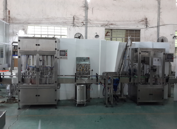 automatic line for thick sauce paste production خط تعبئة الصلصة